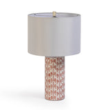 Lassy Pink Ribbon Capiz Shell Table Lamp - View 4