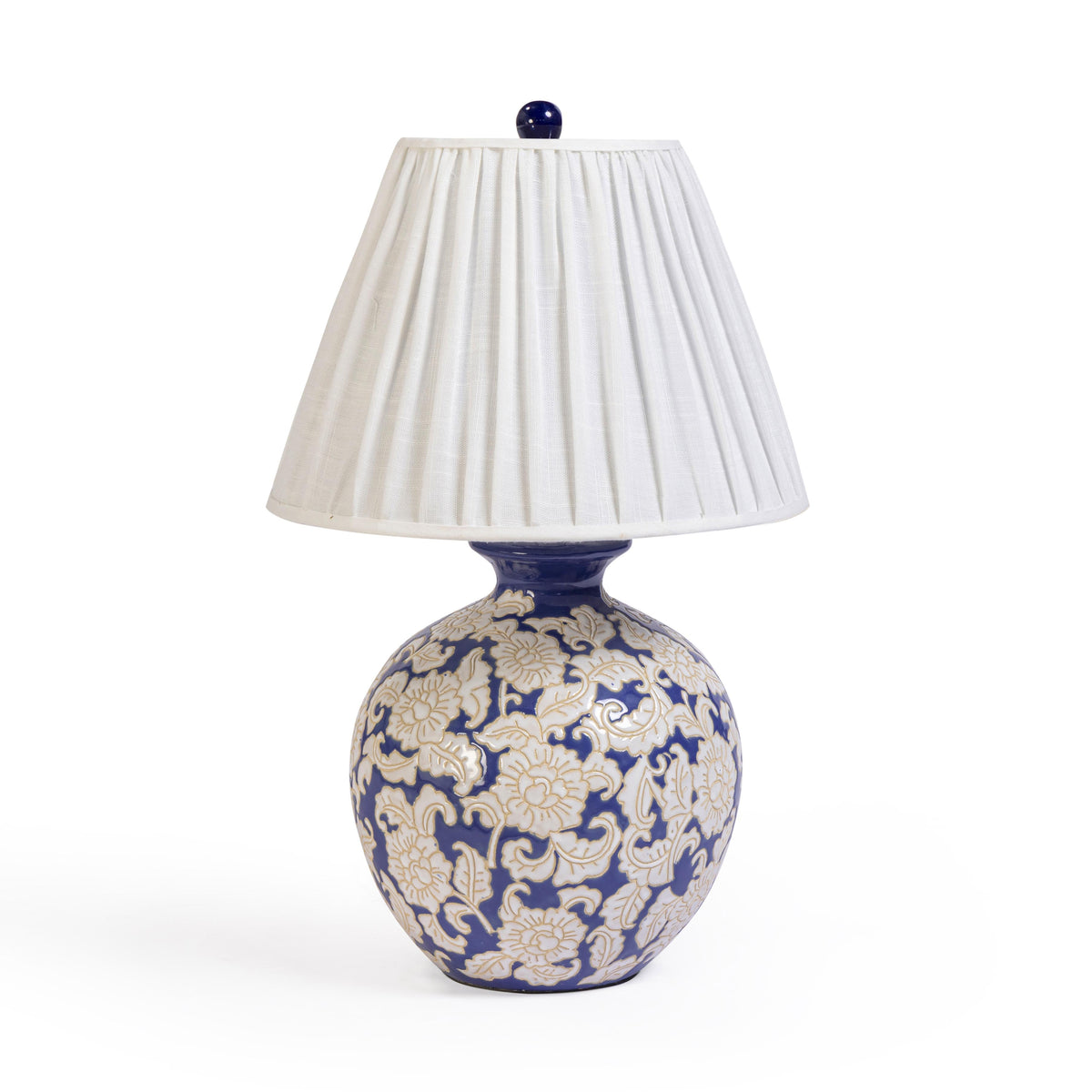 Diana Blue & White Table Lamp - View 1
