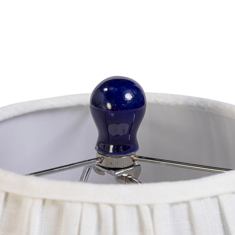 Diana Blue & White Table Lamp - View 6
