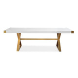 Adeline 95" Lacquer Rectangular Dining Table