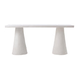 Dayana 68.5" Desk in Faux Plaster