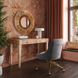 Beatrix Performance Velvet Office Swivel Chair - View 14