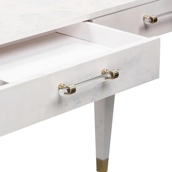 Brandyss Natural Burl Work Desk