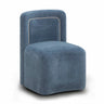 Dolce Performance Velvet Rolling Desk Chair - View 1