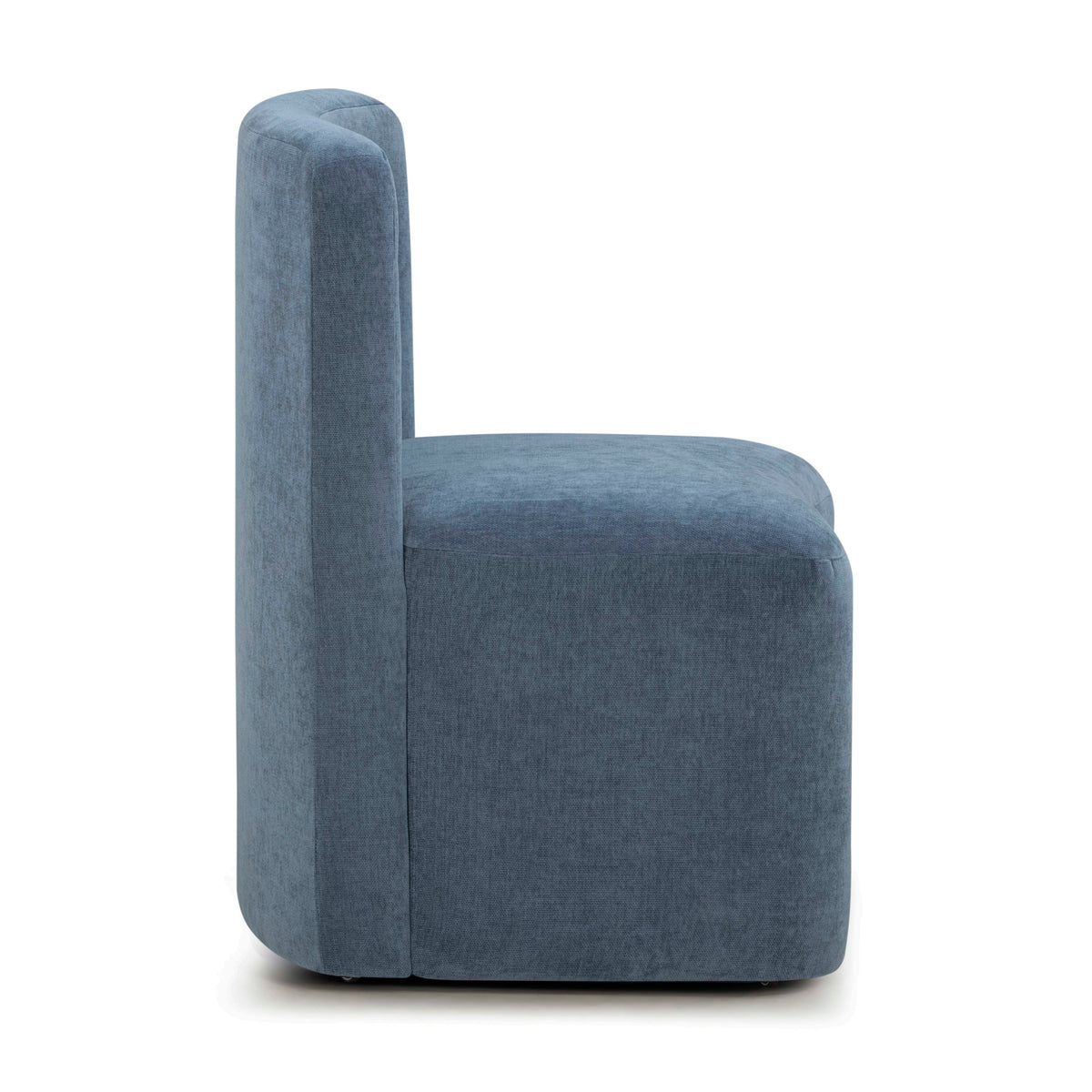 Dolce Performance Velvet Rolling Desk Chair - View 4