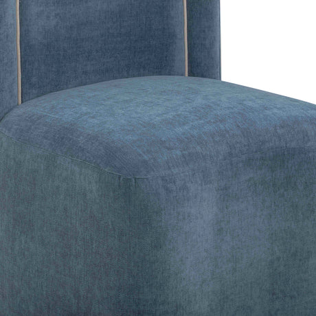 Dolce Performance Velvet Rolling Desk Chair - View 6