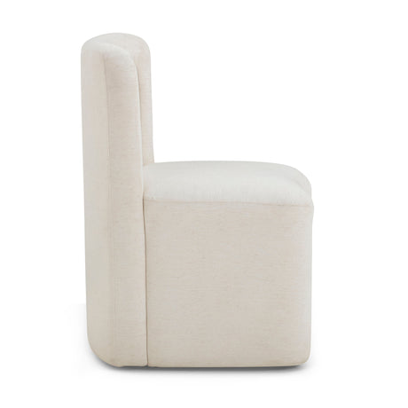 Dolce Performance Velvet Rolling Desk Chair - View 10