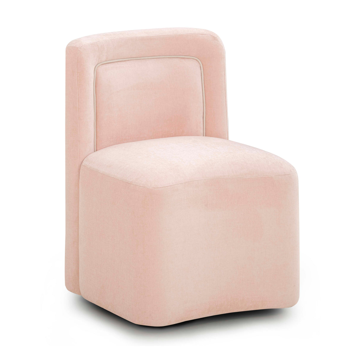 Dolce Performance Velvet Rolling Desk Chair - View 16