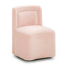 Dolce Performance Velvet Rolling Desk Chair - View 16