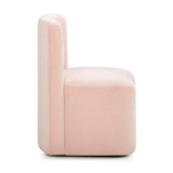 Dolce Performance Velvet Rolling Desk Chair - View 17