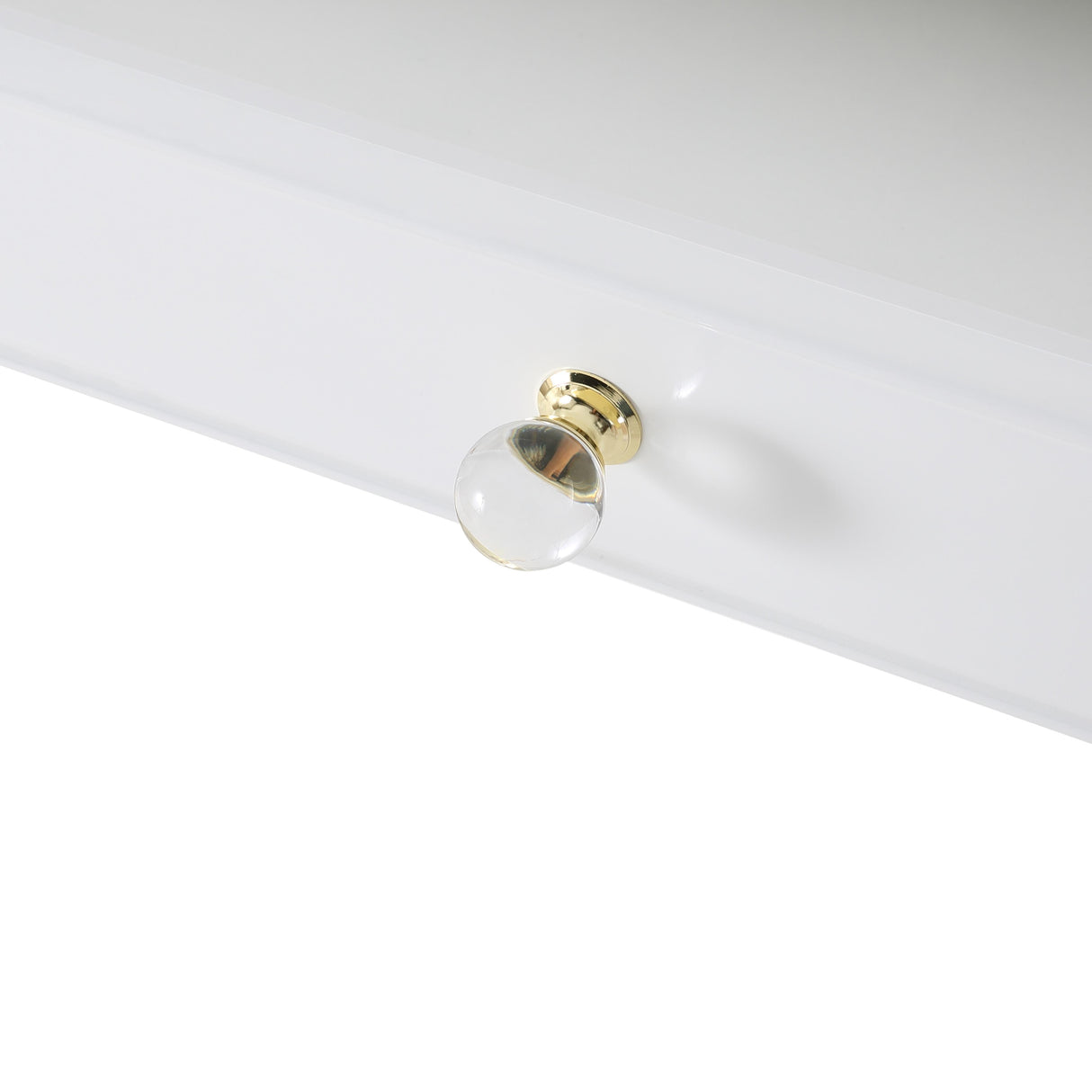 Janie 52" Lacquer 3-Drawer Desk