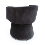 Kristen Upcycled Chenille Rolling Desk Chair