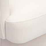 Kristen Upcycled Chenille Rolling Desk Chair