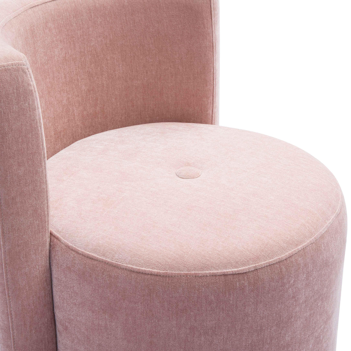 Alyssa Upcycled Velvet Rolling Desk Chair