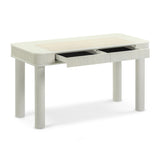 Sarah 55" Cream 2-Drawer Executive Work Desk