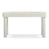 Sarah 55" Cream 2-Drawer Executive Work Desk