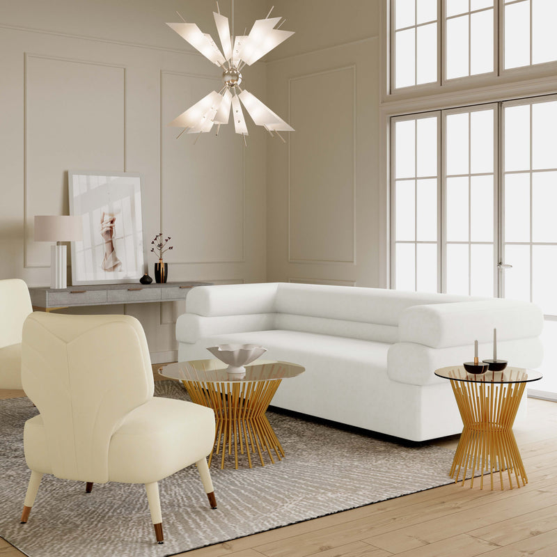 Elsa 98" Upholstered Sofa