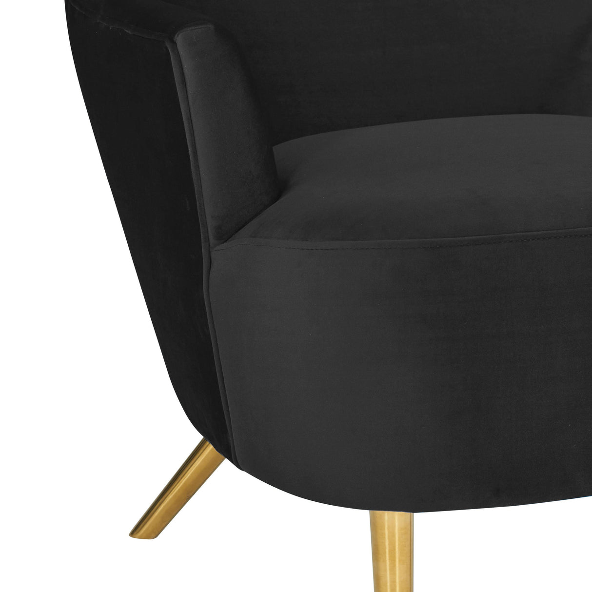 Julia Velvet Wingback Chair