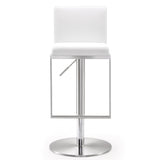 Amalfi Performance Vegan Leather Adjustable Stool - View 11