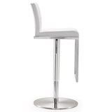 Amalfi Performance Vegan Leather Adjustable Stool - View 12