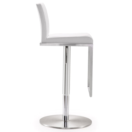 Amalfi Performance Vegan Leather Adjustable Stool - View 12