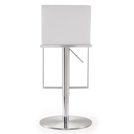 Amalfi Performance Vegan Leather Adjustable Stool - View 13