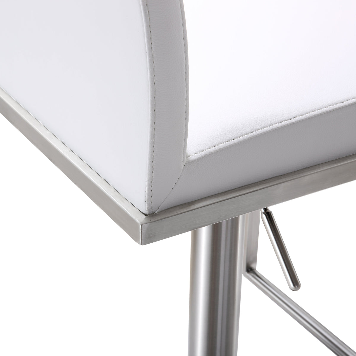 Amalfi Performance Vegan Leather Adjustable Stool - View 14