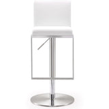 Amalfi Performance Vegan Leather Adjustable Stool