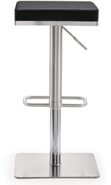 Bari Performance Vegan Leather Adjustable Stool