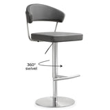 Cosmo Performance Vegan Leather Adjustable Stool