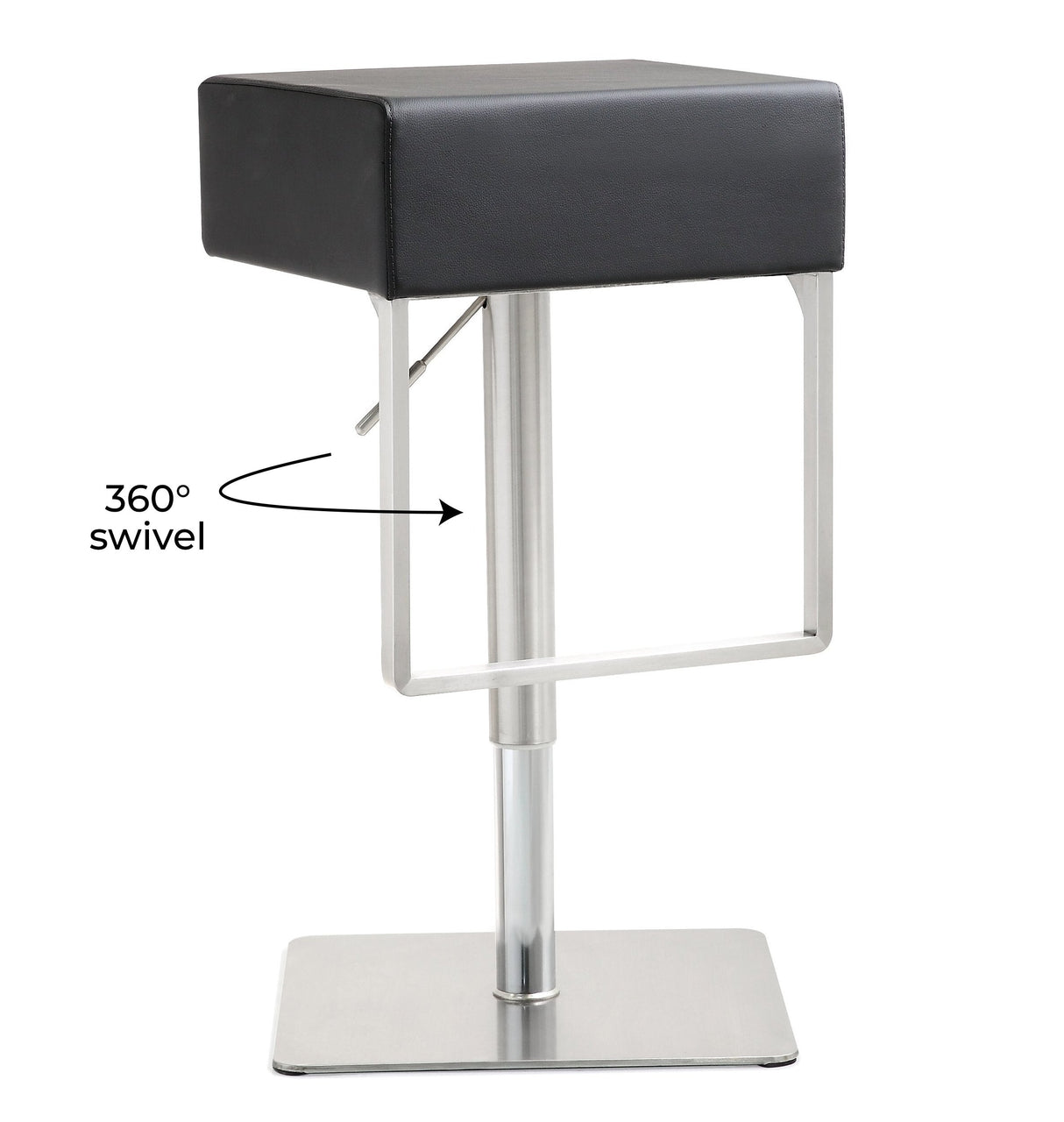 Seville Performance Vegan Leather Adjustable Stool