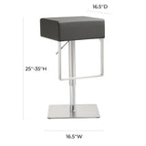 Seville Performance Vegan Leather Adjustable Stool
