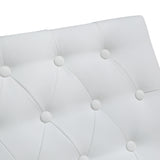 Helsinki White Performance Vegan Leather Stool - Set of 2