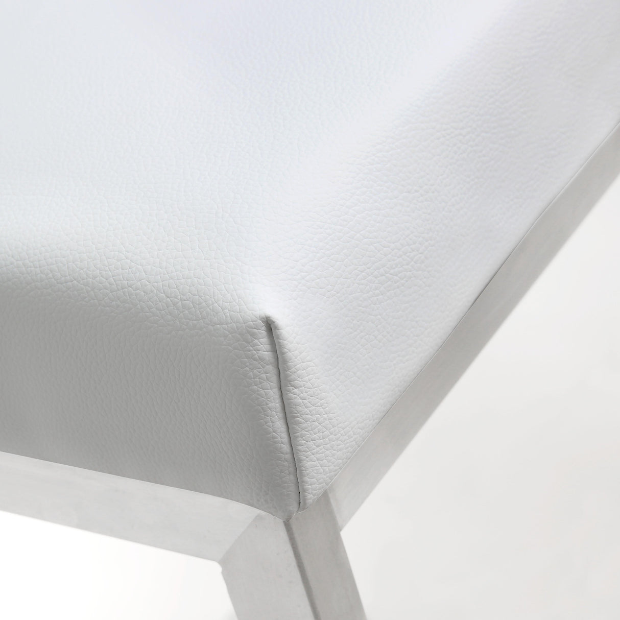 Helsinki White Performance Vegan Leather Stool - Set of 2