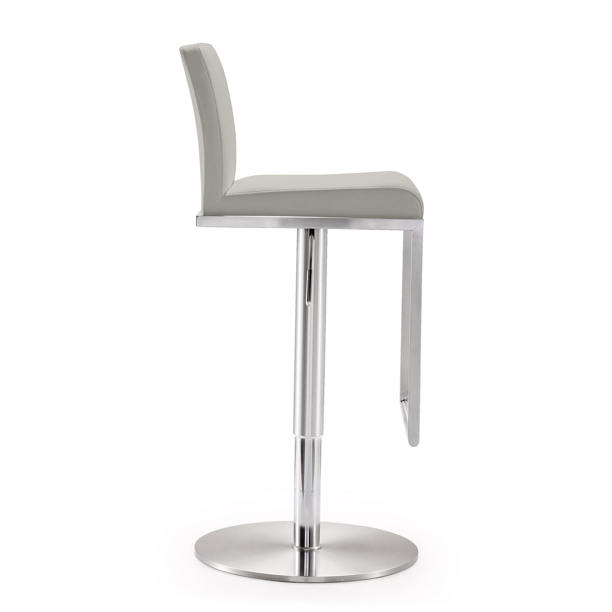 Amalfi Performance Vegan Leather Adjustable Stool - View 4