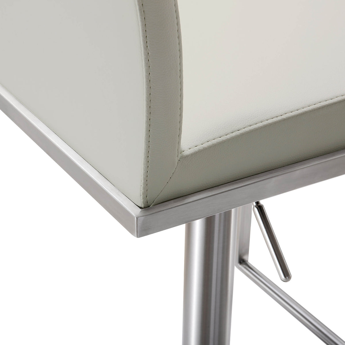 Amalfi Performance Vegan Leather Adjustable Stool - View 6