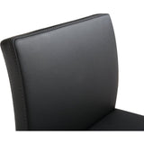 Parma Performance Vegan Leather and Gold Stainless Steel Counter Stool - Set of 2