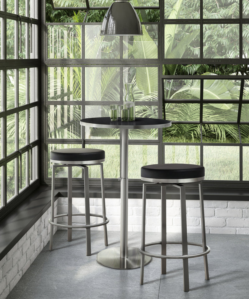 Pratt Performance Vegan Leather Swivel Counter Stool - Set of 2