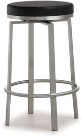 Pratt Performance Vegan Leather Swivel Counter Stool - Set of 2