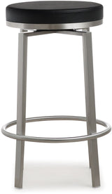 Pratt Performance Vegan Leather Swivel Counter Stool - Set of 2