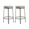 Pratt Performance Vegan Leather Swivel Counter Stool - Set of 2