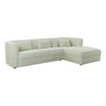 Callie 2-Piece Velvet L-Shaped Sectional