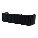 Callie 2-Piece Velvet L-Shaped Sectional