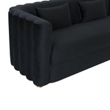 Callie 2-Piece Velvet L-Shaped Sectional