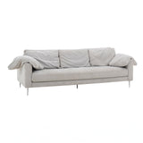 Vari 90" Textured Velvet Lounge Sofa