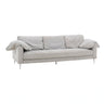 Vari 90" Textured Velvet Lounge Sofa