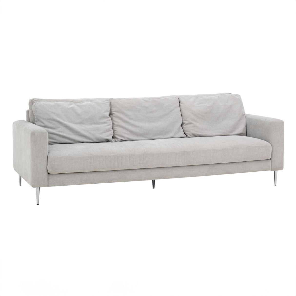 Vari 90" Textured Velvet Lounge Sofa