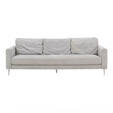 Vari 90" Textured Velvet Lounge Sofa