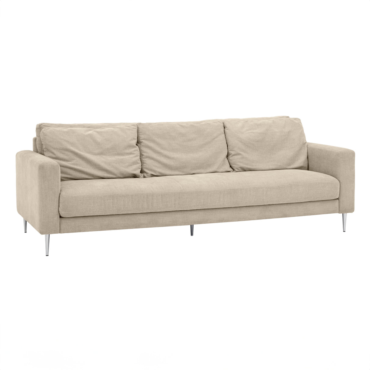 Vari 90" Textured Velvet Lounge Sofa