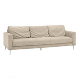 Vari 90" Textured Velvet Lounge Sofa